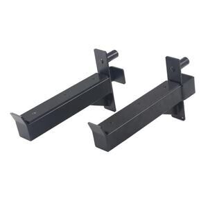 Barbell Safety Catches Squat Rack Safety Arm Spotter Attachment Fit for 2x2 P...